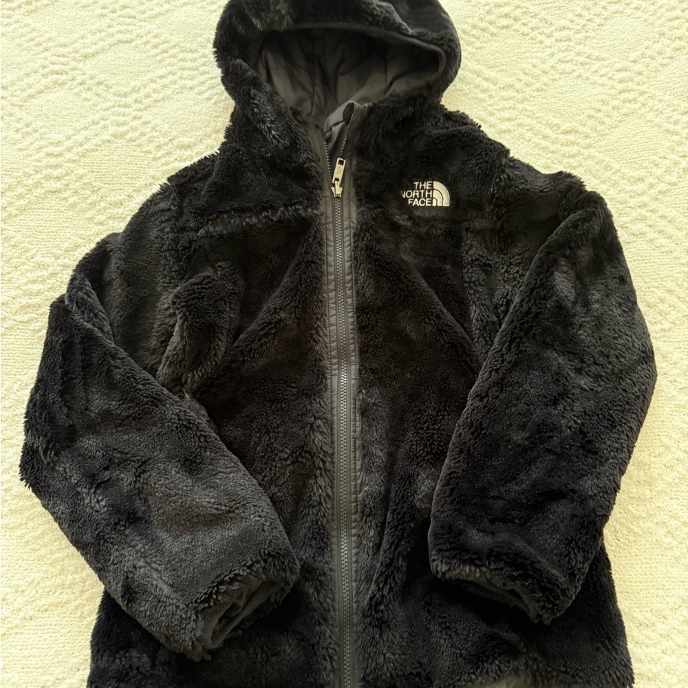 The North Face Black Reversible short Parka - Picture 2 of 7